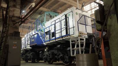 Вагонотолкатель 1800 тонн