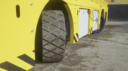 Самоходная транспортированная платформа грузоподъемностью 55 тонн