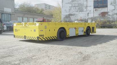 Самоходная транспортированная платформа грузоподъемностью 55 тонн