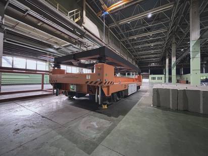 AGV платформы для авиационного завода