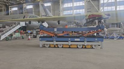 Автоматизированная AGV платформа для авиационного завода г/п 10 т